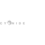 White logo of Cyanide Studio, client of NOG Studio.